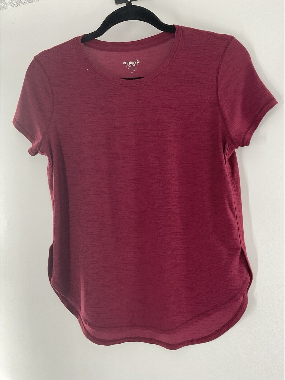 Old Navy Active Girls Size XL Burgundy Shirt 122 - Picture 3 of 5